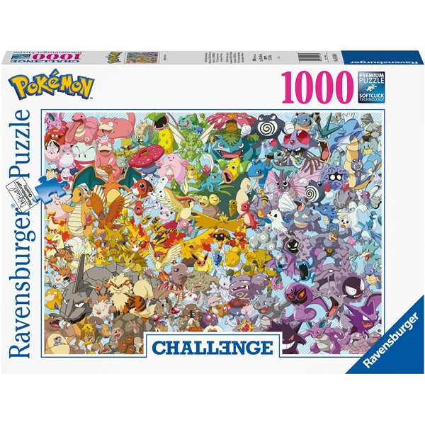Puslespill 1000 Deler Challenge Puz.-Pokémon (Bilde 1 av 2)