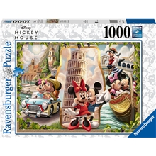 Puslespill 1000 Deler Vacation Mickey & Minnie