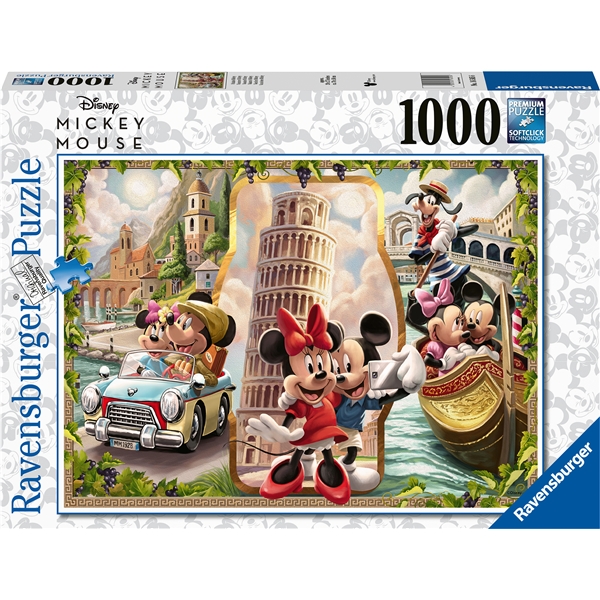 Puslespill 1000 Deler Vacation Mickey & Minnie (Bilde 1 av 2)