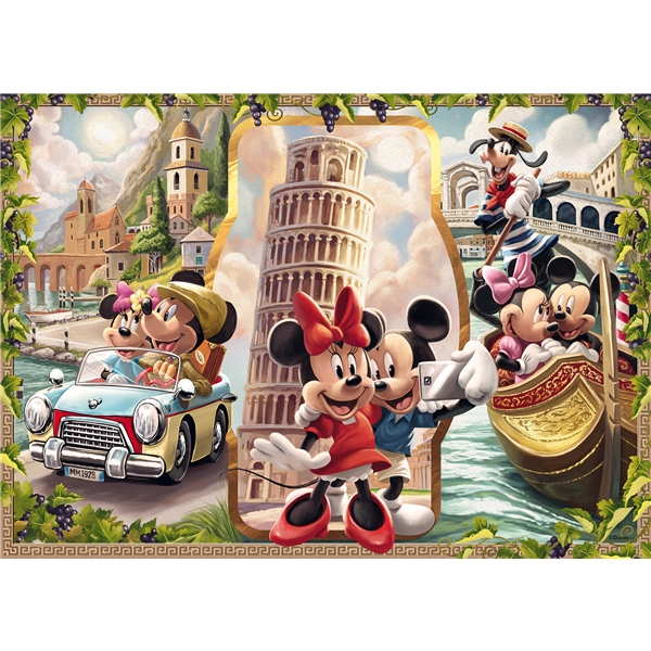 Puslespill 1000 Deler Vacation Mickey & Minnie (Bilde 2 av 2)