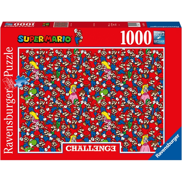 Puslespill 1000 Deler Super Mario Bros Challenge (Bilde 1 av 2)