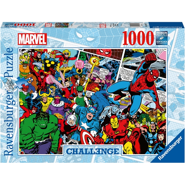 Puslespill 1000 Deler Challenge Marvel (Bilde 1 av 2)