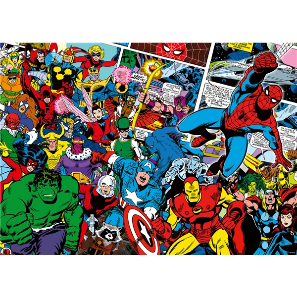 Puslespill 1000 Deler Challenge Marvel (Bilde 2 av 2)