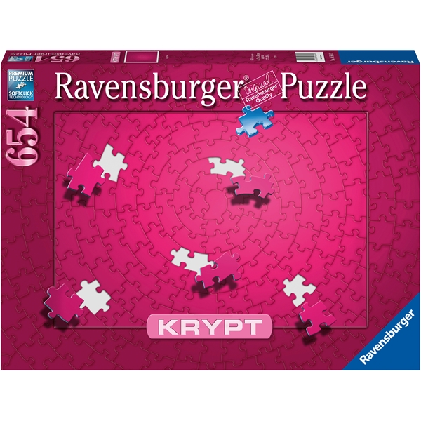 Puslespill 654 Deler Krypt Pink (Bilde 1 av 5)