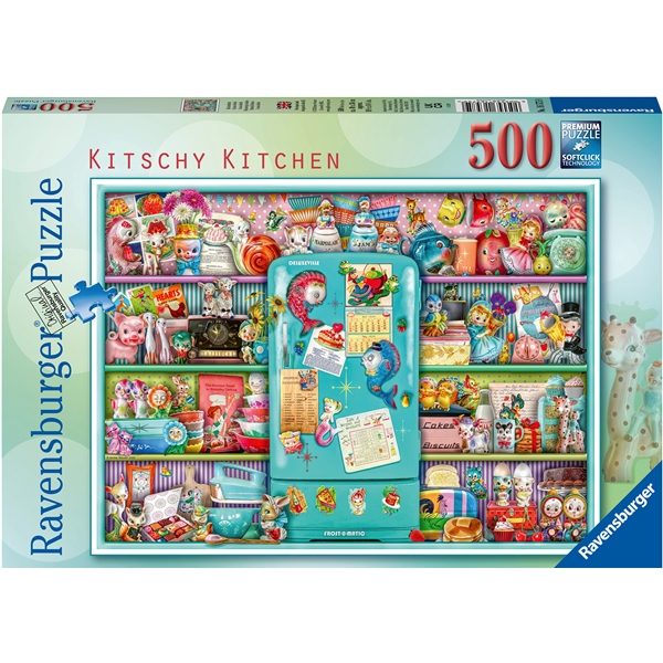 Puslespill 500 Deler Kitschy Kitchen (Bilde 1 av 2)