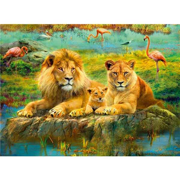 Puslespill 500 Deler Lions in the Savannah (Bilde 2 av 2)