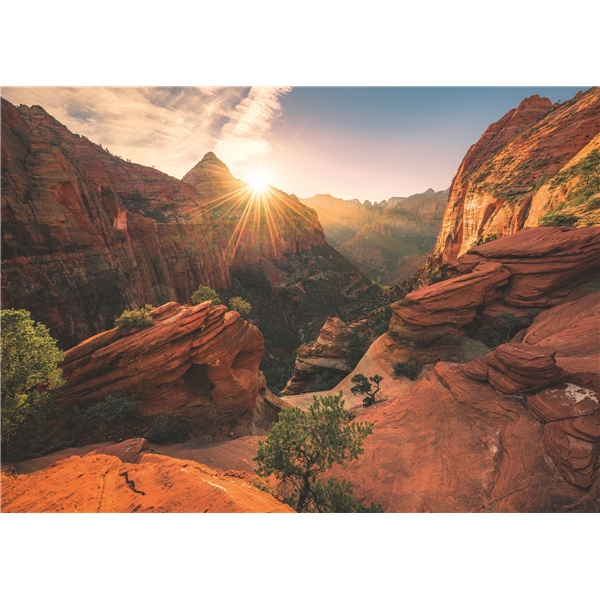 Puslespill 1000 Deler Zion Canyon USA (Bilde 2 av 2)