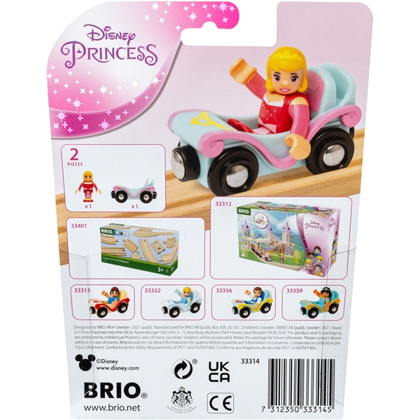 BRIO 33314 Disneyprinsesse Tornerose og Vogn (Bilde 3 av 3)