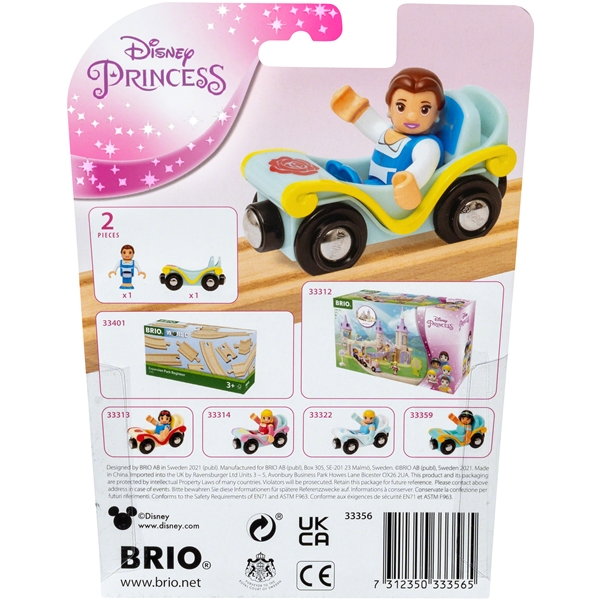 BRIO 33356 Disneyprinsesse Belle og Vogn (Bilde 3 av 3)