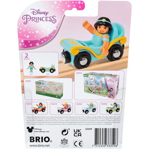 BRIO 33359 Disneyprinsesse Jasmine og Vogn (Bilde 3 av 3)