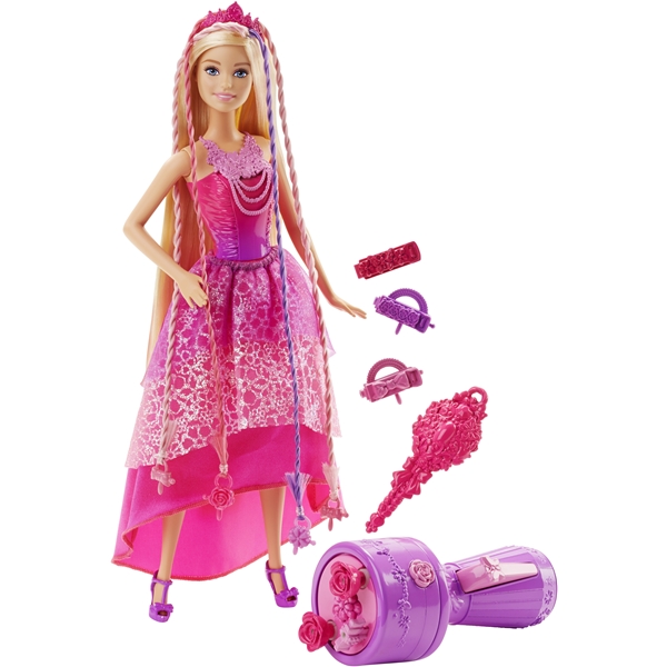 Barbie Prinsesse med Fletter (Bilde 1 av 8)