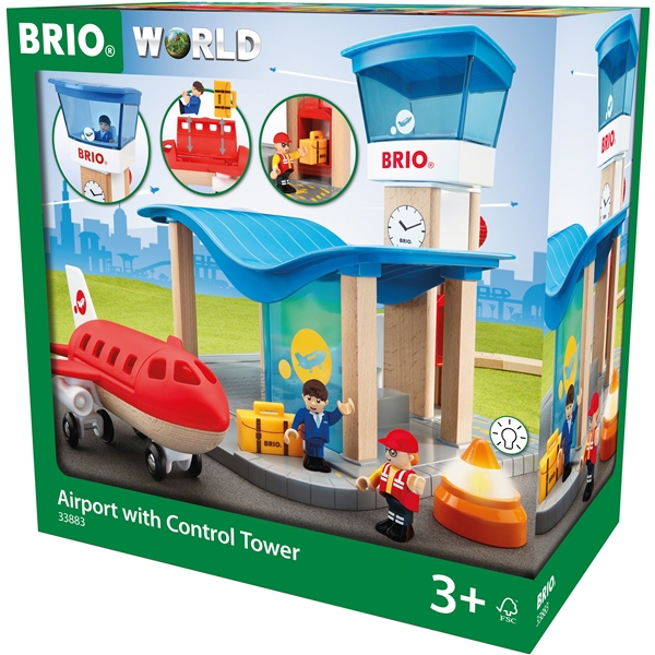 BRIO World - 33883 Flyplass med fly (Bilde 5 av 5)
