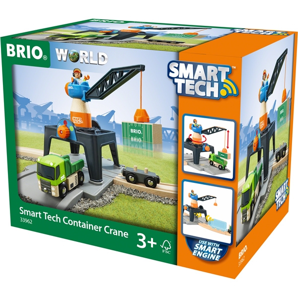 BRIO 33962 Smart Tech Container Kran (Bilde 5 av 5)