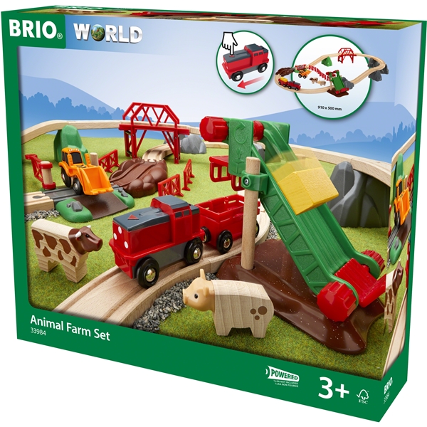 BRIO 33984 Bondegårdssett med Dyr (Bilde 7 av 7)