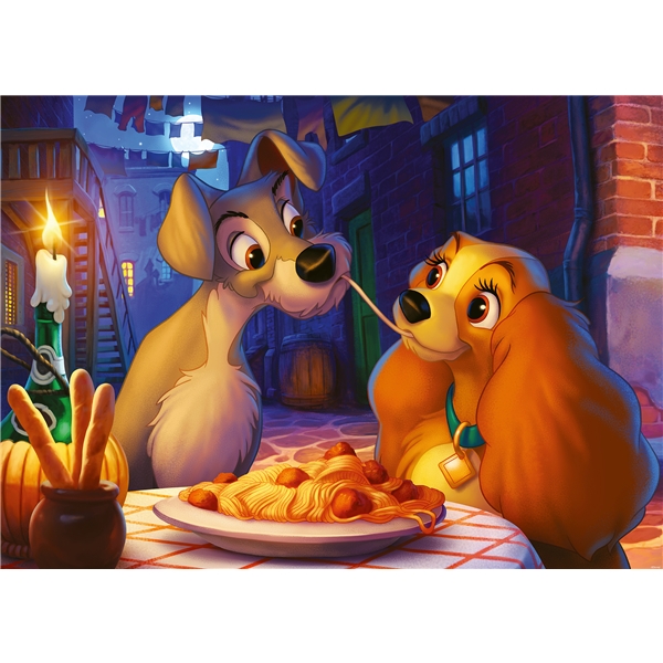 Puslespill 1000 Deler Lady and The Tramp (Bilde 2 av 2)