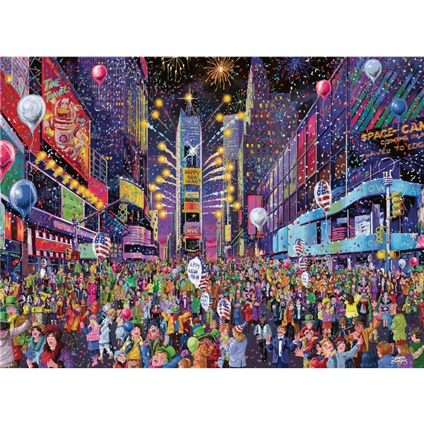 Puslespill 500 Deler New Years in Times Square (Bilde 2 av 2)