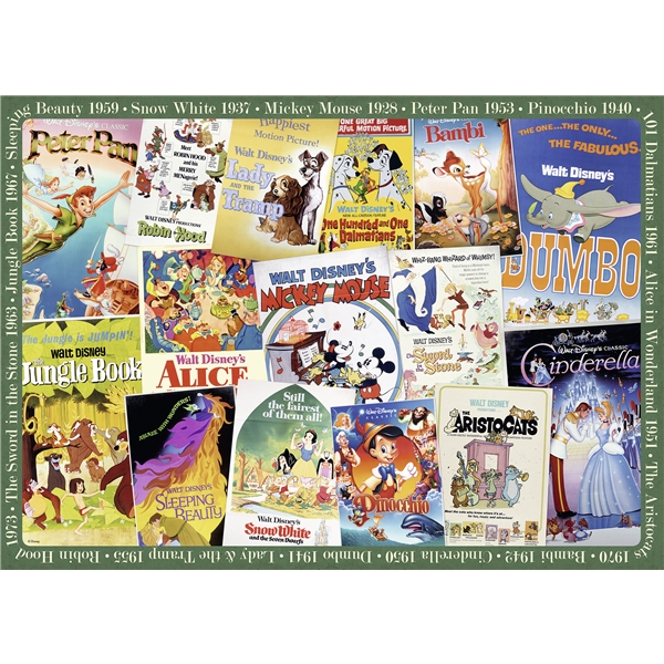 Puslespill 1000 Deler Disney Vintage Movie Post (Bilde 2 av 2)