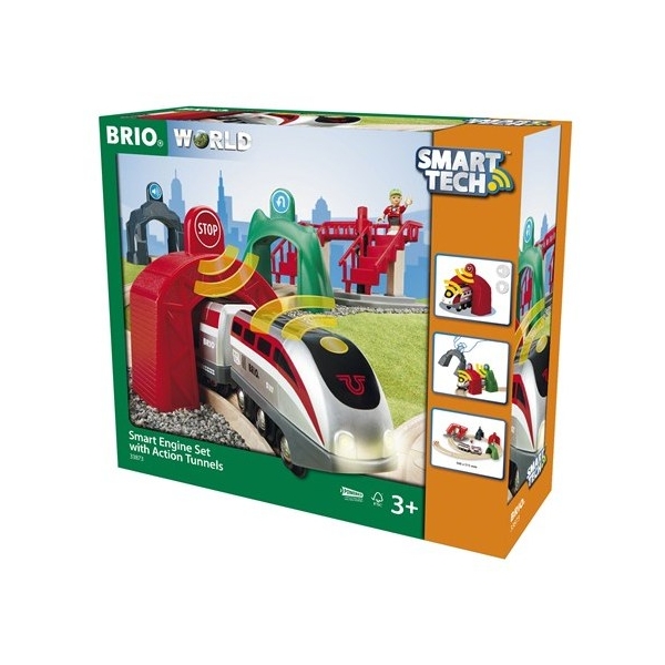 BRIO World 33873 Smart Tech Engine Action Tunnels (Bilde 2 av 5)