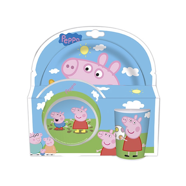 Peppa Pig Melamine Set