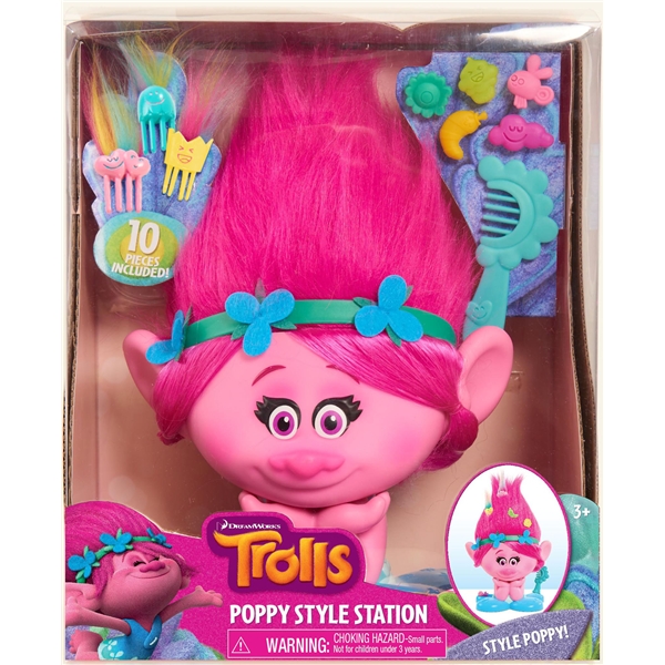 Trolls Poppy Styling Troll (Bilde 3 av 4)
