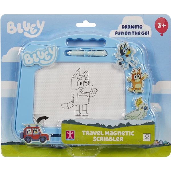 Bluey Travel Magnetic Scribbler (Bilde 1 av 3)