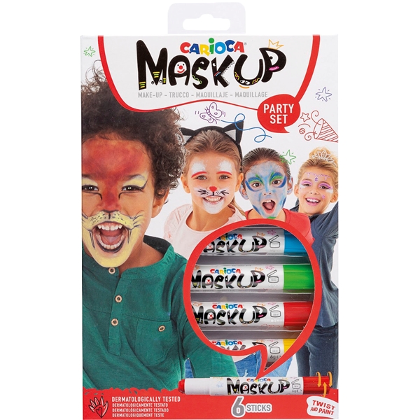 Mask up ansiktsfarge, Classic 6-pack (Bilde 1 av 3)