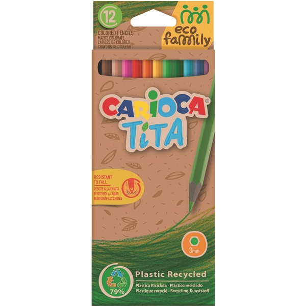 Carioca Eco Fargeblyanter 12 stk (Bilde 1 av 3)