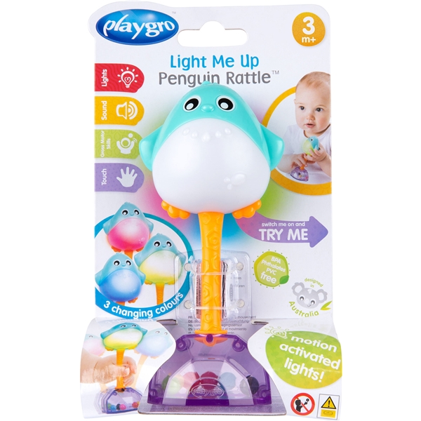 Playgro Light Me Up Penguin Rattle (Bilde 6 av 6)