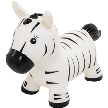 Gerardo Toys Jumpy Zebra Hvit