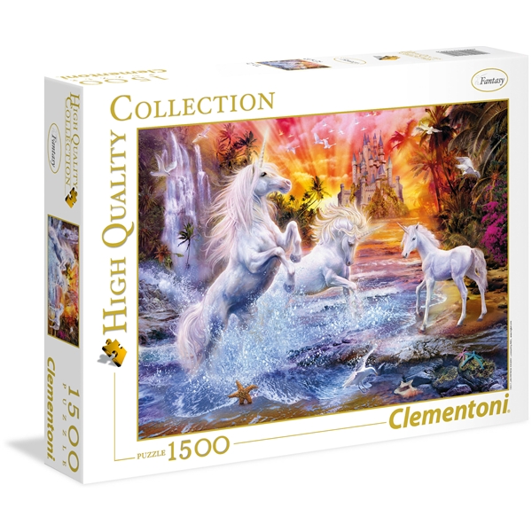 Puslespill 1500 Deler Wild Unicorns