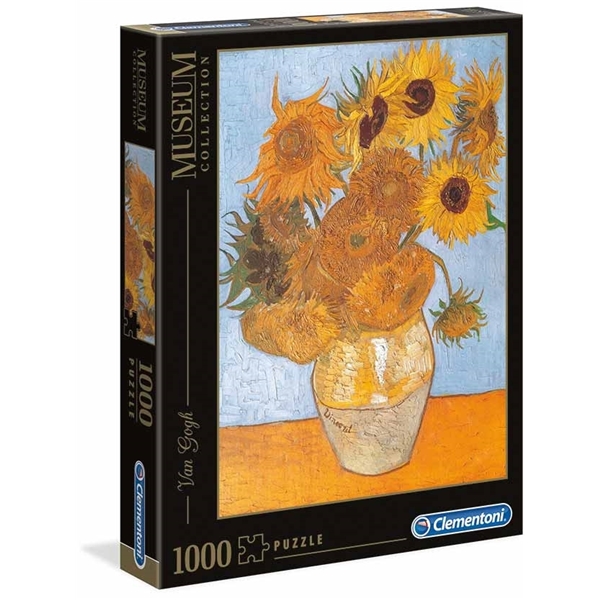 Puslespill 1000 Deler Museum Van Gogh Sunflowers (Bilde 1 av 3)