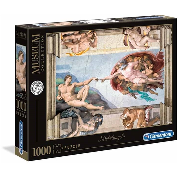 Puslespill 1000 Michelangelo - Creation of Man