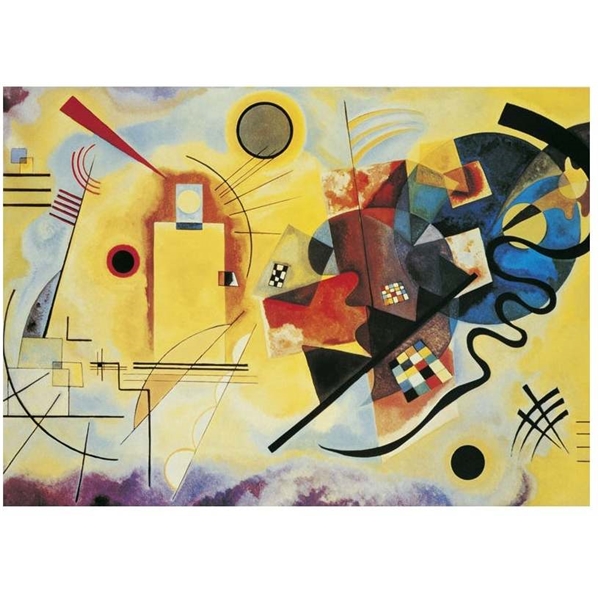 Puslespill 1000 Deler Kandinsky Yellow-Red-Blue (Bilde 2 av 2)