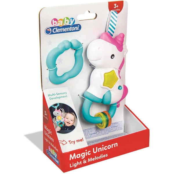 Clementoni Baby Electronic Rattle Unicorn (Bilde 1 av 3)