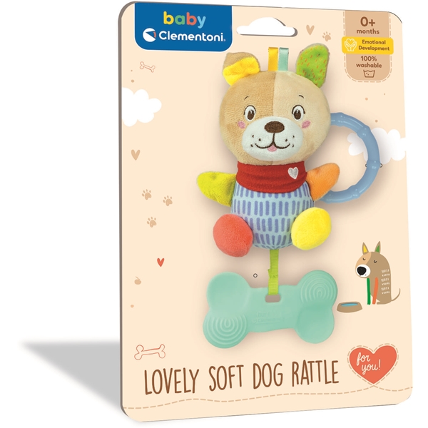 Clementoni Baby Soft Rattle Lovely Dog (Bilde 2 av 4)