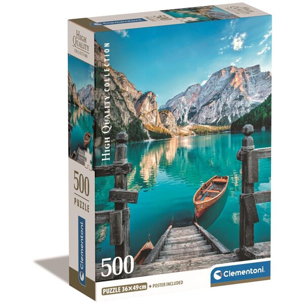 Puslespill 500 Biter CB Braies Lake (Bilde 1 av 2)