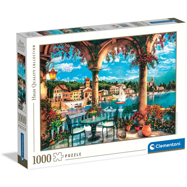 Puslespill 1000 Biter CB Balcony View of Lake Como (Bilde 1 av 3)