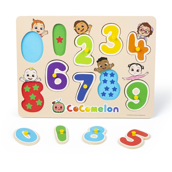 Cocomelon Number Peg Board - Cocomelon - Cocomelon | Shopping4net
