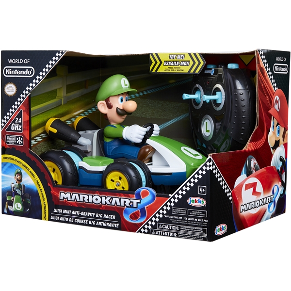 Super Mario Mario Kart Mini RC Racer Luigi (Bilde 1 av 3)