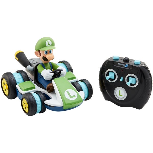 Super Mario Mario Kart Mini RC Racer Luigi (Bilde 3 av 3)