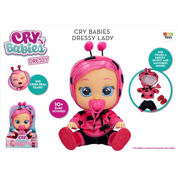 Cry Babies Dressy 31 cm Dame (Bilde 6 av 7)