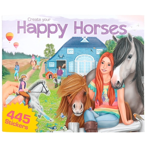 Create Your Happy Horses Aktivitetsbok (Bilde 1 av 4)