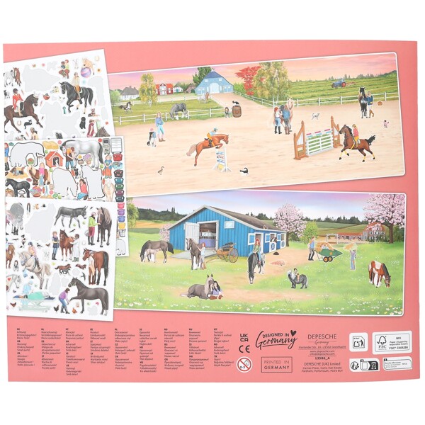 Create Your Happy Horses Aktivitetsbok (Bilde 4 av 4)