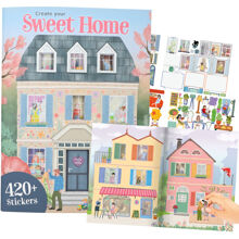Create your Sweet Home Pysselbok  + Klistremerker