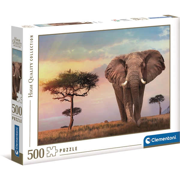 Puslespill 500 Deler African Sunset (Bilde 1 av 3)