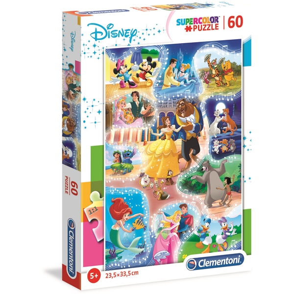 Puslespill 60 Deler Disney Dance Time (Bilde 1 av 3)