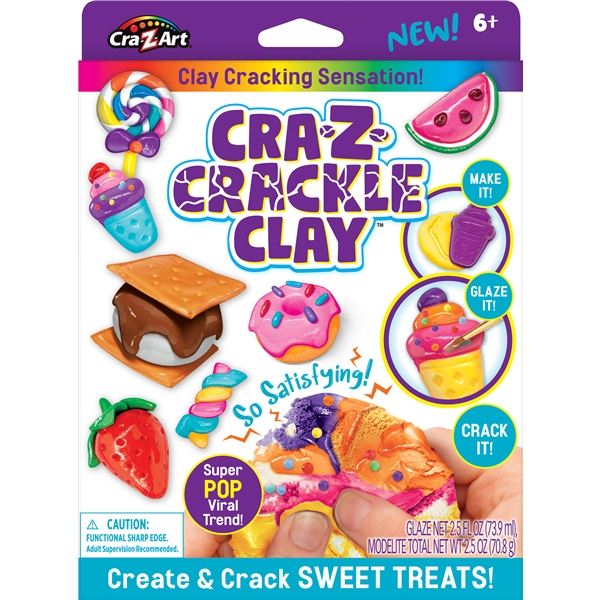 Crazart Crackle Clay søte godbiter (Bilde 1 av 6)