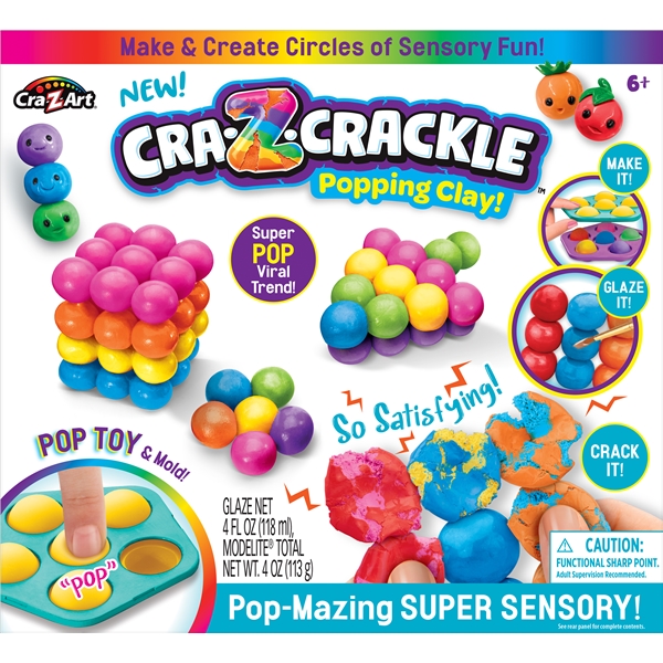 Crazart Crackle Clay Pop-Mazing Super Sensory Set (Bilde 1 av 8)