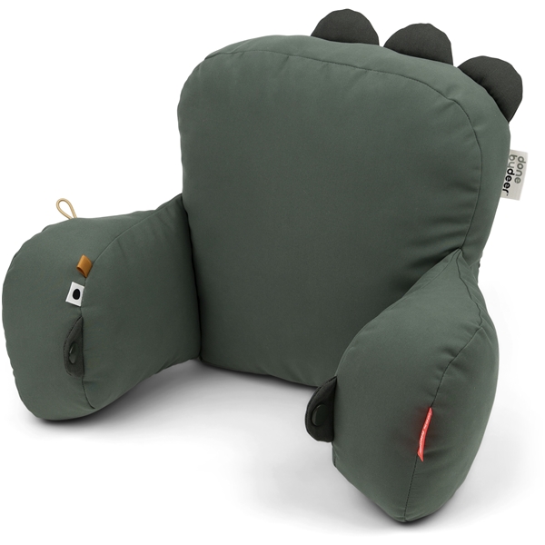 Done By Deer Pram pillow Croco Green (Bilde 1 av 3)