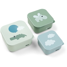 Done By Deer Snack Box Happy Clouds Green